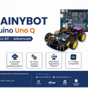 BrainyBot Arduino UNO Q – AI-Powered Robotics Kit (Advanced)